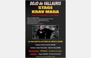 KRAV MAGA : Stage avec Eric Benhamou 6e Dan au Dojo de Vallauris