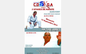 KARATE : Stage LAVORATO / FERRY