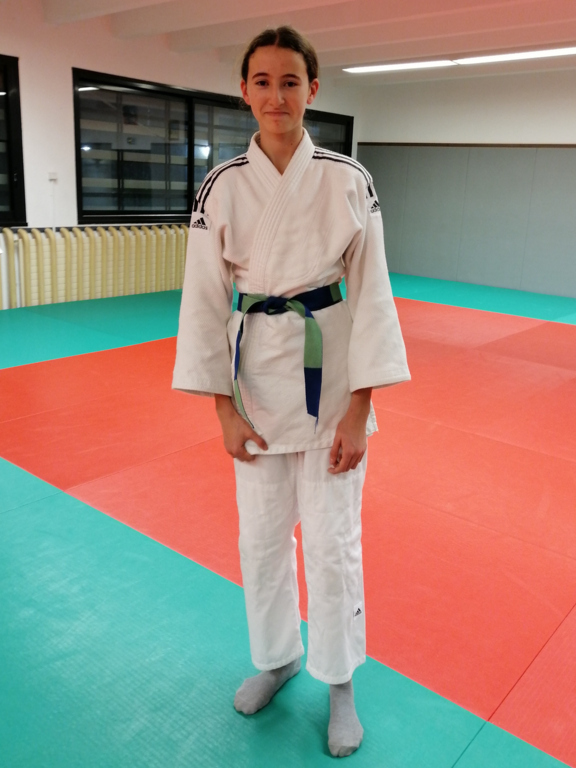 Judo Jujitsu Self Defense : Bengherbi Kahina, ceinture Verte/Bleue