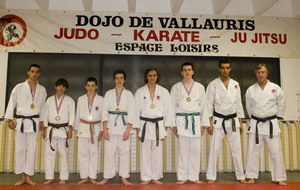 KARATE : Championnat Départemental : 6 podiums 1 titre