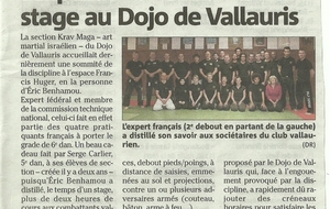 KRAV MAGA : JOURNAL NICE MATIN : 