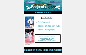 JUDO: BENJAMINS TOUR
