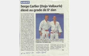 KARATÉ / KRAV MAGA : Article de presse &quot;Nice Matin du 03/01/2015&quot;