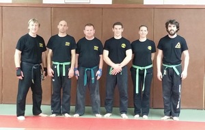 SELF DÉFENSE KRAV MAGA : promotion ceintures vertes février 2016