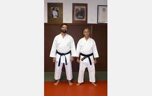 KARATE : Claude HARY et Jean Noel GOUZE 2e dan
