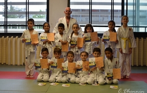 Judo: Remise des galons du premier groupe