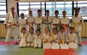 Judo: Remise des ceintures du deuxiéme groupe