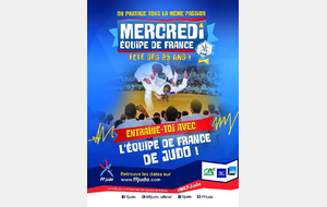 JUDO: Mercredi de l'équipe de France