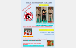 BONNES VACANCES A NOS PETITS KARATEKAS, ON A HATE DE VOUS RETROUVER  A LA RENTREE !!!