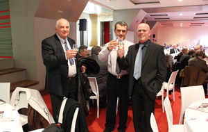 Soirée  après la remise sur le tapis