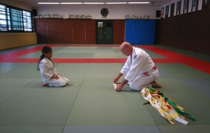 Remise de ceintures Juin 2016: Myriam, ceinture Blanche/Jaune