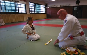  Remise de ceintures Juin 2016: Thais, ceinture Blanche/Jaune