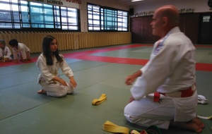 Remise de ceintures Juin 2016: Lucile, ceinture Jaune