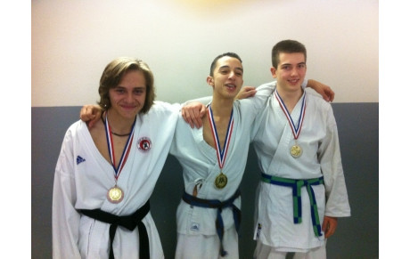 KARATE : Deux podiums au championnat de ligue Cadets