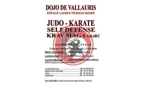 SELF DEFENSE / KRAV MAGA :  2 cours par semaine la saison prochaine