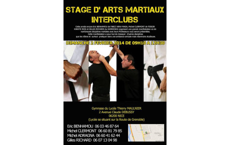 KARATE/SELF DEFENSE-KRAV MAGA : Stage interclubs