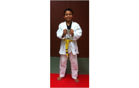 KARATE : BIZIM ELIES Médaille d’argent coupe de ligue pupille 