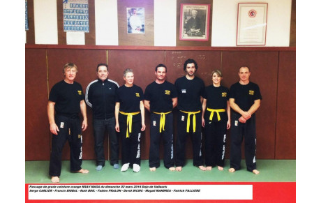 KRAV MAGA : Passage de grade au Dojo de Vallauris