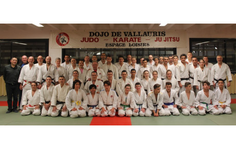 JUDO JUJITSU- ENTRAINEMENT EN COMMUN A VALLAURIS-