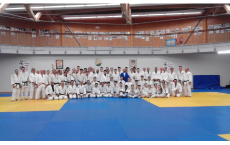 JUDO JUJITSU ENTRAINEMENT EN COMMUN A SAINT LAURENT DU VAR