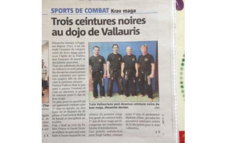 LA SELF DÉFENSE/KRAV MAGA  A LES HONNEURS DE LA PRESSE