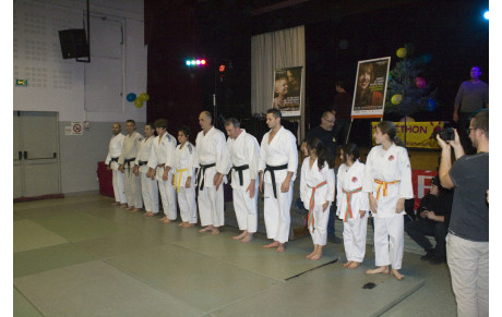 TELETHON 2017 - DEMONSTRATION KARATE / JUDO JUJITSU SELF-DEFENSE