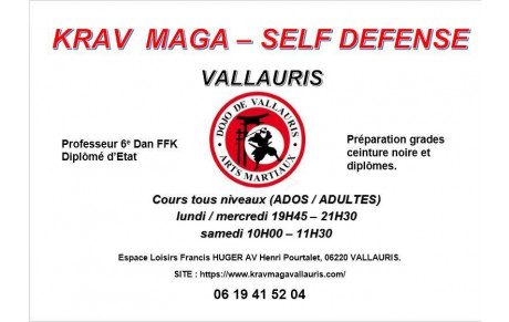 KRAV MAGA - SELF DEFENSE SAISON 2018 / 2019