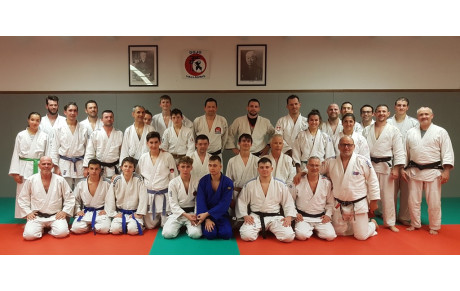 JUDO JU JITSU SELF DEFENSE  ENTRAINEMENT EN COMMUN A VALLAURIS