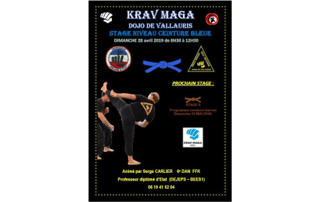 KRAV MAGA STAGE CEINTURE BLEUE