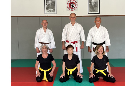 Karaté Santé les premières ceintures